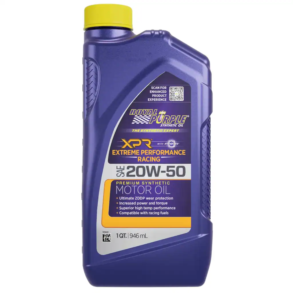Royal Purple 06051 XPR  Extreme Performance Racing Motor Oil SAE 20W-50 Quarts