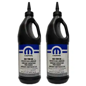 Mopar 68210057-AB SAE 75W-85 Synthetic Axle Lubricant Gear Lube – 2 Quarts