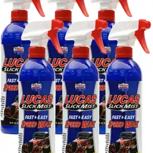 Lucas Oil 10160 Slick Mist Speed Wax 24oz Spray Bottle (6 Pack)