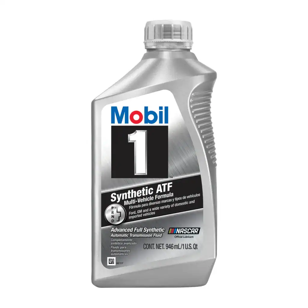 Mobil 1 Synthetic Automatic Transmission Fluid Quart Bottle