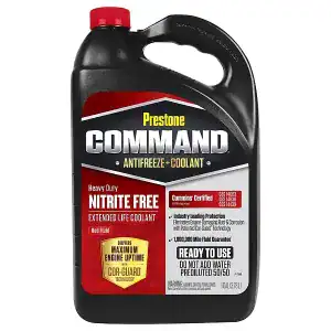 Prestone Cor-Guard Command Nitrite Free Extended Life Antifreeze and Coolant 50/50 Red – 1 Gallon