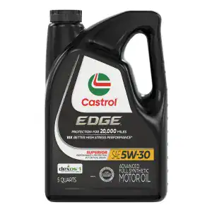 Castrol EDGE 1598B1 Advanced Full Synthetic Motor Oil 5W-30 – 5 Quart Jug