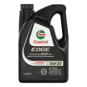 Castrol EDGE 15B9AD Advanced Full Synthetic Motor Oil 5W-20 – 5 Quart Jug