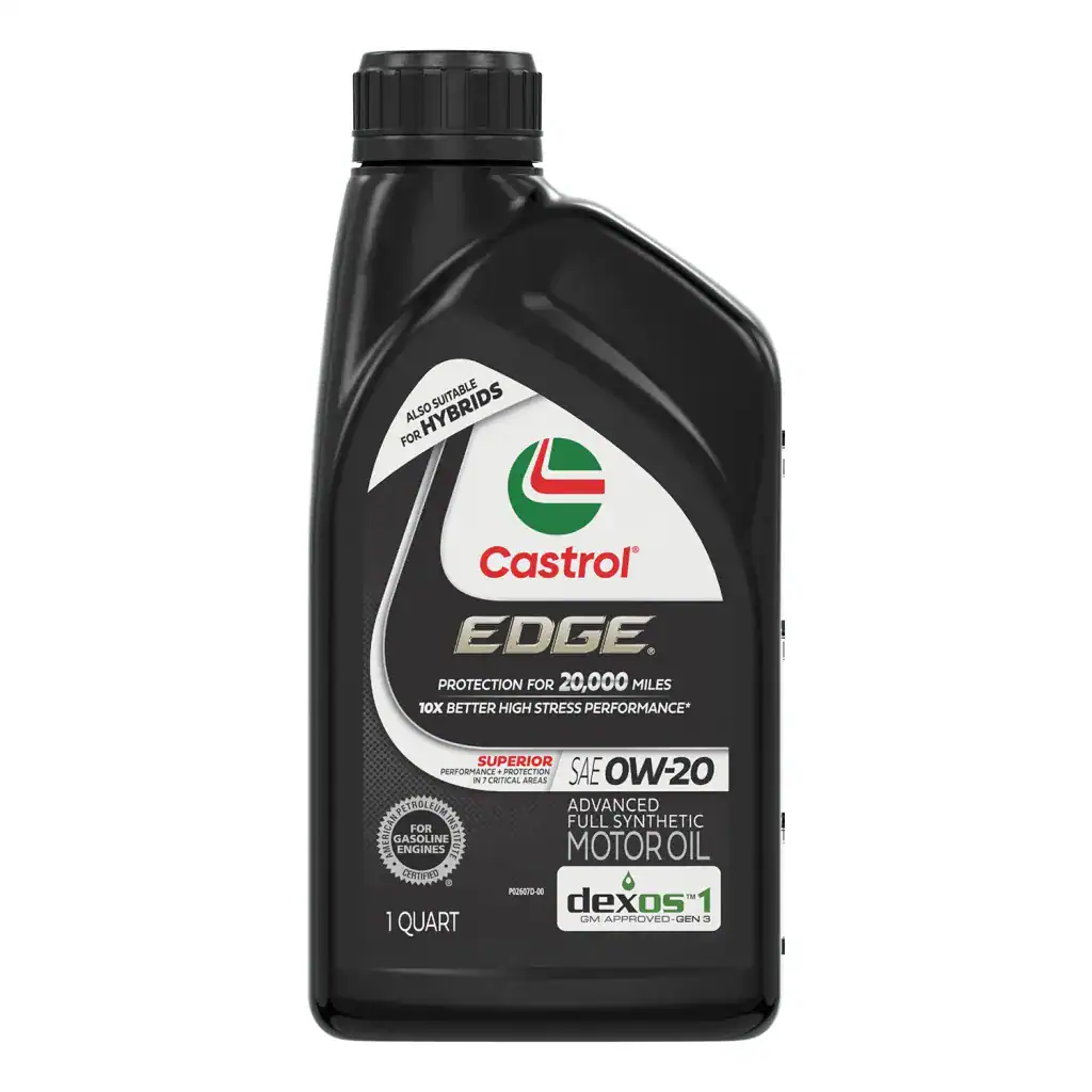 Castrol EDGE 15D3BF Synthetic Motor Oil 0W-20 - Quarts
