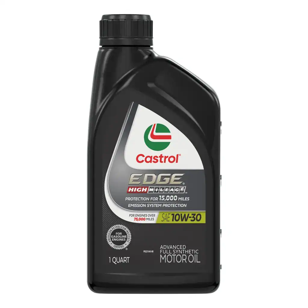 Castrol EDGE High Mileage 15D541 Motor Oil 10W-30 - Quarts