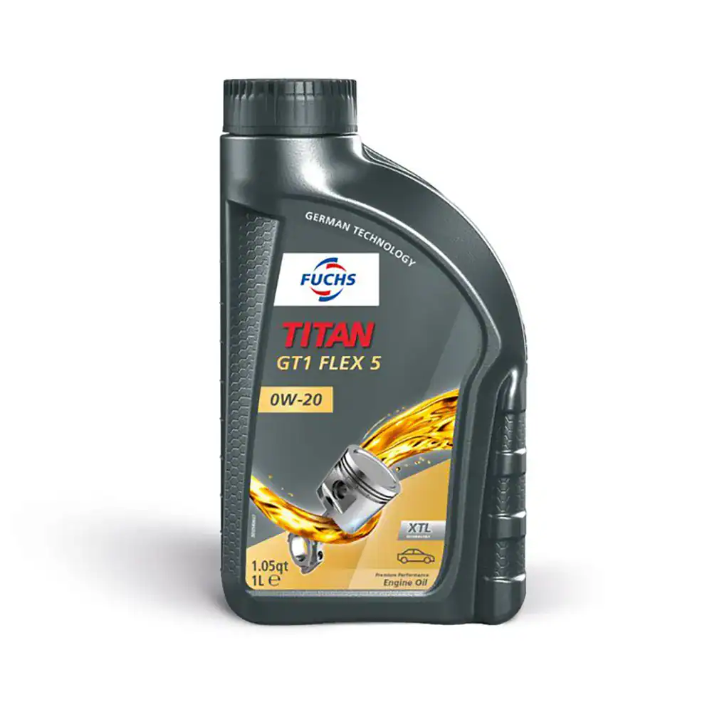 FUCHS Titan GT1 FLEX 5 SAE 0W-20 Engine Oil - Case of 12 (Liters)