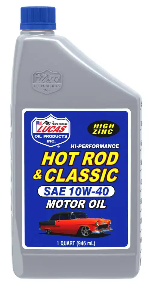 Lucas Oil 10688 Hot Rod & Classic Car Motor Oil SAE 10W-40 Quart - 1 Pack