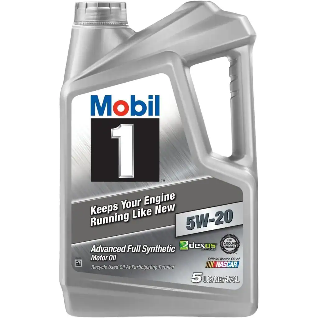 Mobil 1 120763 Full Synthetic Motor Oil 5W-20 - 5 Quart Jug