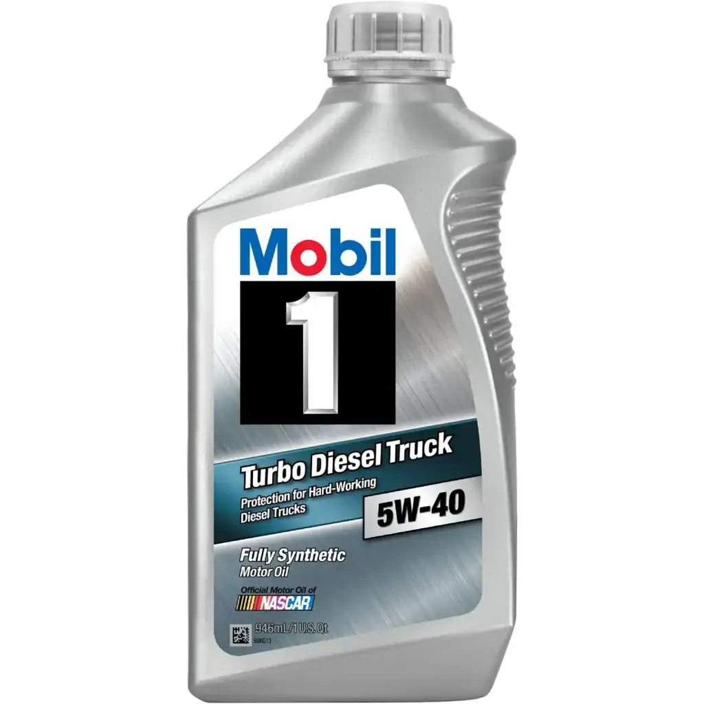 Mobil 1 122253 Turbo Diesel Truck Full Syn Motor Oil 5W-40 - Case (6 Quarts)