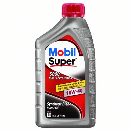 Mobil 124402 Super Premium Motor Oil 10W-40 - Case (6 Quarts)