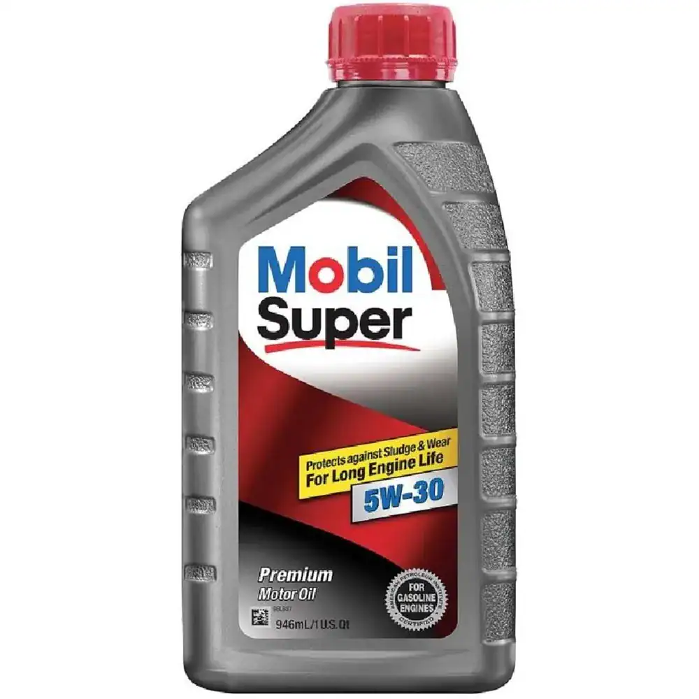 Mobil 124404 Super Premium Motor Oil 5W-30 - Case (6 Quarts)