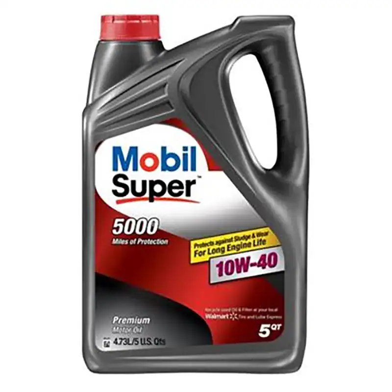 Mobil 124409 Super Premium Motor Oil 10W-40 - 5 Quart Jug