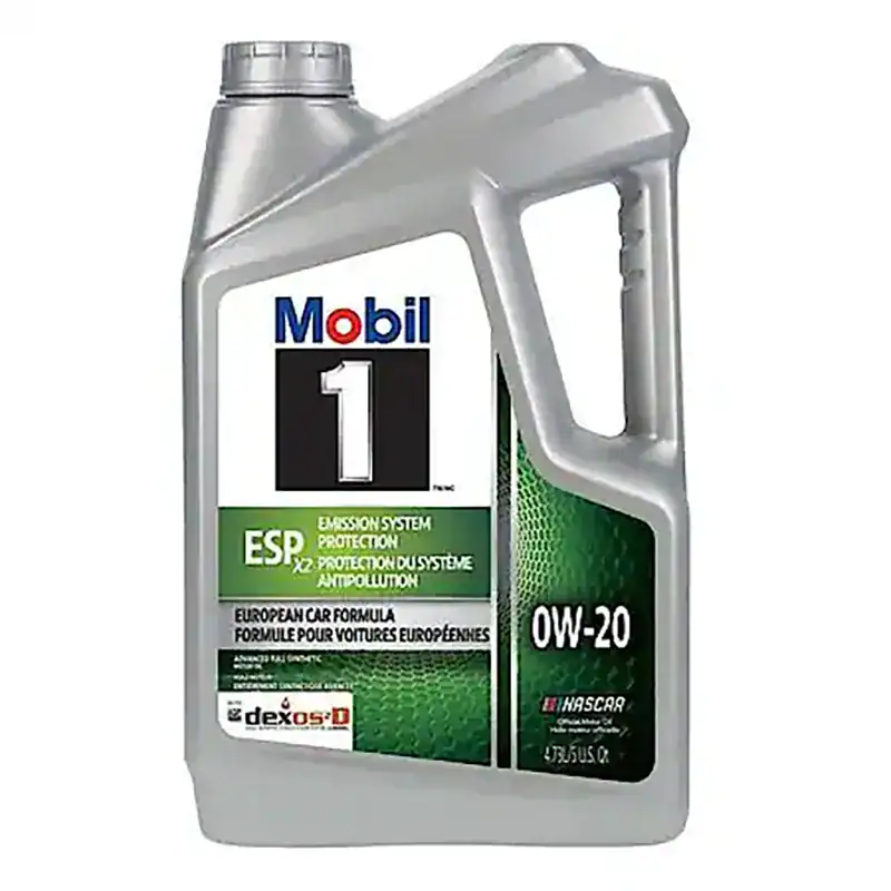 Mobil 1 127706 Synthetic ESP X2 Motor Oil 0W-20 -5 Quart Jug