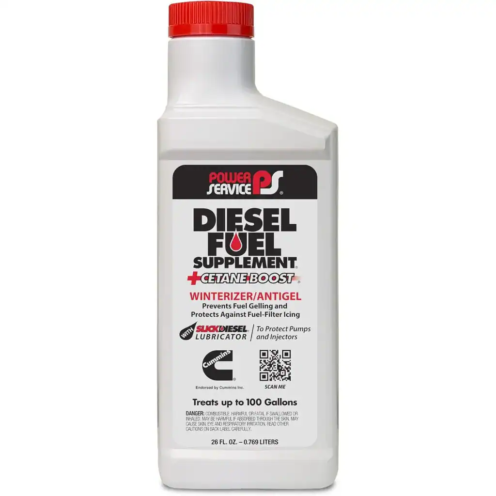 Power Service 1026-12 Diesel Fuel Supplement Anti-Gel - 26 Ounce