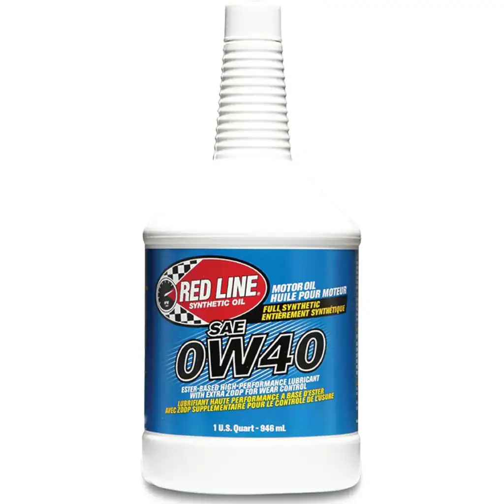 Red Line 11104 Full Synthetic Motor Oil 0W-40 (Quart)