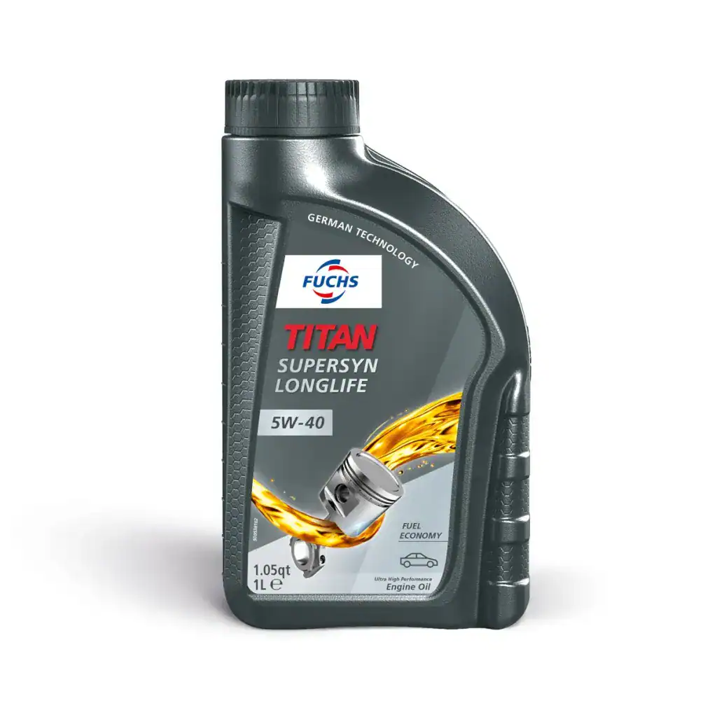 FUCHS Titan Supersyn LongLife 5W-40 Engine Oil - Case of 6 (Liters)