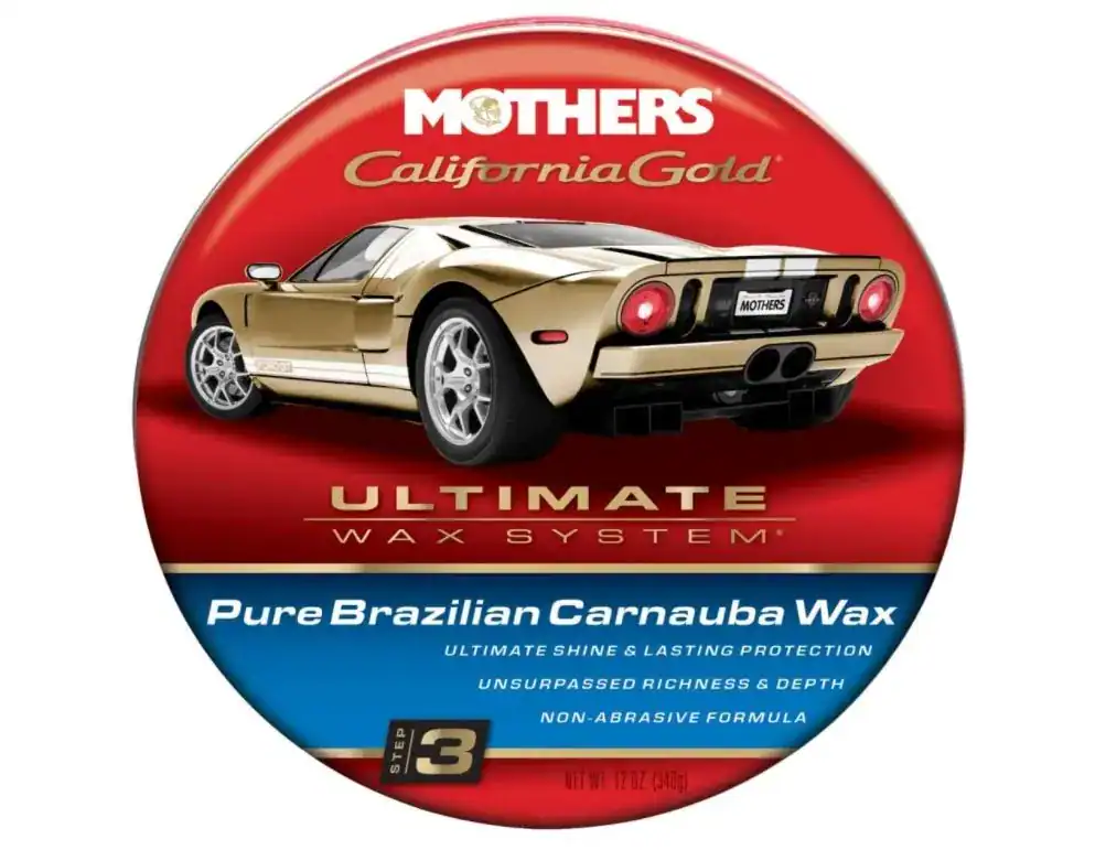 Mothers California Gold Pure Brazilian Carnauba Wax Paste (Ultimate Wax System, Step 3) 12 oz Jar