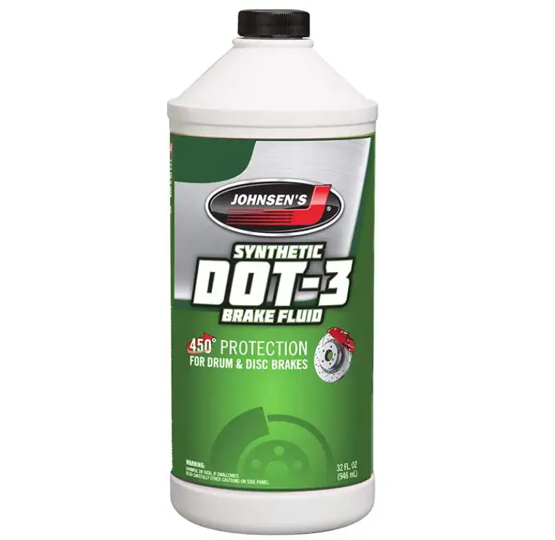Johnsen's 2232 Premium DOT-3 Brake Fluid 32oz Bottle
