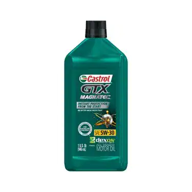 Castrol GTX Magnatec Green 5W-30 Motor Oil Quart Bottles