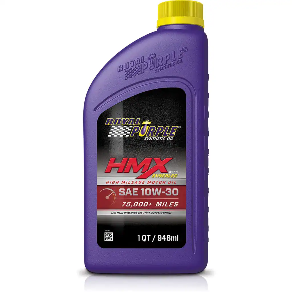 Royal Purple High Mileage HMX Synthetic 10W-30 Quarts