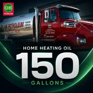 Home Heating Oil – 150 Gallons