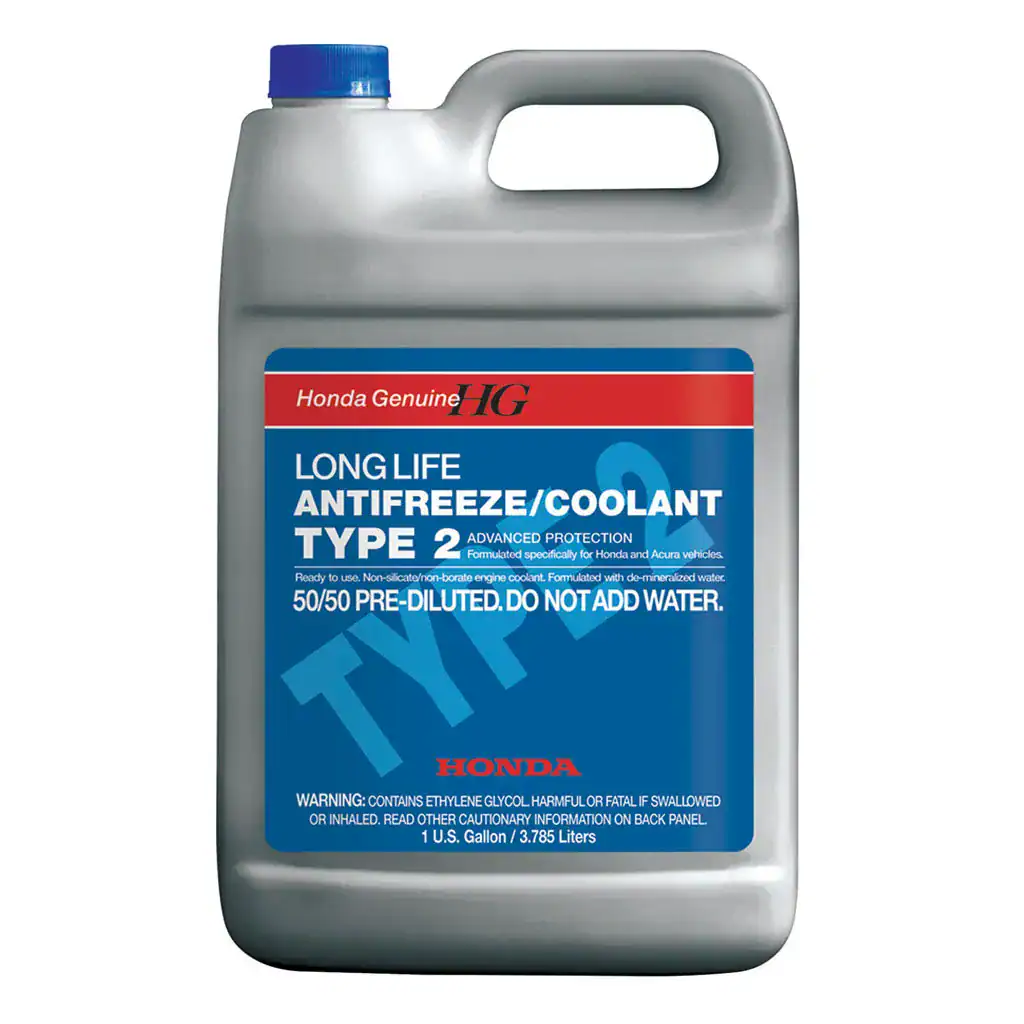 Honda Genuine Type-2 OL999-9011 50/50 Antifreeze / Coolant Gallon Jug