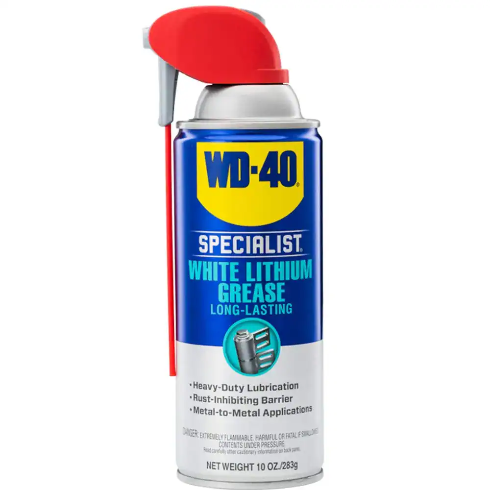 WD-40 30061 Specialist White Lithium Grease - Spray Lubricant - 10oz Can